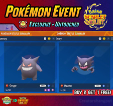 Pacote com 2 eventos Gengar brilhantes ✨ Torneio mestre do Japão ⭐ Pokemon escarlate e violeta comprar usado  Enviando para Brazil