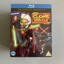 Star Wars The Clone Wars The Complete Seasons 1-5 Blu ray 2013 lacrado comprar usado  Enviando para Brazil