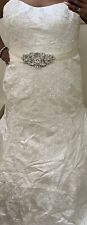 Oleg Cassini 8CWG594 2020 wedding dress Size 20W for sale  Shipping to South Africa