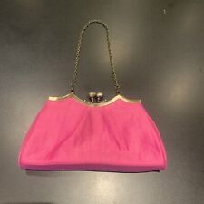 Fuschia pink clutch for sale  HOPE VALLEY