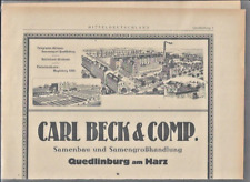 Werbung reklame quedlinburg gebraucht kaufen  Rheinhausen-Hochemmerich