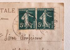 Cartolina antica nizza usato  Torino