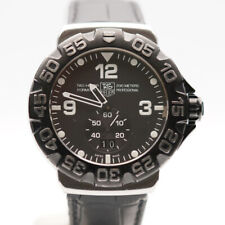 TAG Heuer Formula 1 Cuarzo Big Date Hombre Reloj WAH1010 44MM Negro Hermoso 4 for sale  Shipping to South Africa