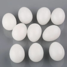 10 un. huevos falsos de plástico liso para carreras de palomas casa blancos segunda mano  Embacar hacia Argentina