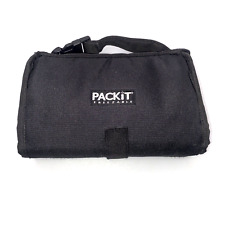 Bolsa de almoço PackIt congelável preta dobrável bolsa de almoço embutida =, usado comprar usado  Enviando para Brazil