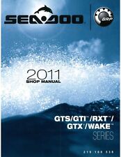 Sea-Doo 2011 PWC Shop Repair Manual GTS GTI RTX GTX WAKE B-grade FREE S&H for sale  Shipping to South Africa