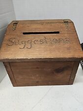 Rustic suggestion box for sale  Shipping to Ireland