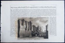 Stampa antica giuseppe usato  Roma