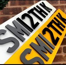 Pair number plates for sale  BRADFORD