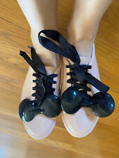 Sapatos femininos Melissa rosa claro e preto Mickey & Minnie Mouse Jelly, tamanho 7 comprar usado  Enviando para Brazil