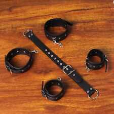 Leather bondage handcuffs for sale  Shipping to Ireland