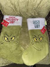 Grinch christmas stocking for sale  HARTLEPOOL