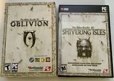 The Elder Scrolls IV: Oblivion PC Game & Shivering Isle Expansion Big Box & Maps for sale  Shipping to South Africa