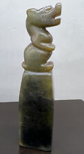 Jade antigo, boneco de leão, Sudeste Asiático Amyzing objeto de jade século XVI comprar usado  Enviando para Brazil