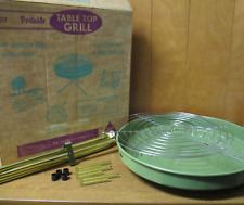 Parrilla de mesa portátil vintage MarshAllan Products, verde retro, nueva caja abierta segunda mano  Embacar hacia Argentina