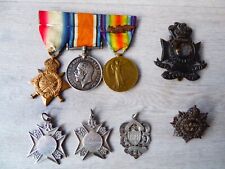 Ww1 medal trio for sale  STOCKPORT