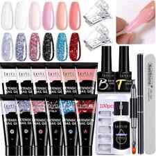 Nail Gel Kits Acrylic Nail Art Fast Building Soak Off Manicure Nail Art Tool Kit, used for sale  Shipping to South Africa