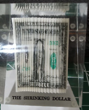 Shrinking dollar acrylic for sale  Laconia