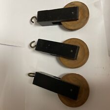 Small wooden pulleys for sale  LONDON