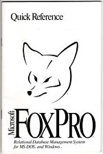 Microsoft foxpro quick for sale  MALDON