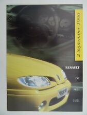 Renault price guide d'occasion  Expédié en Belgium