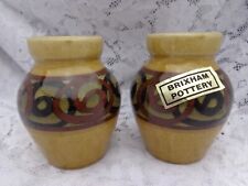 Brixham pottery pair for sale  SUTTON COLDFIELD