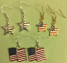 Usa flag earrings for sale  Goleta