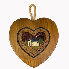 Vintage wood heart for sale  Dubuque