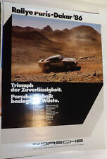 Pôster reimpressão de fábrica Porsche Paris Dakar 86 Rallye Rothmans 959 23"x17", usado comprar usado  Enviando para Brazil