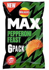 Walkers max pepperoni for sale  LUTON