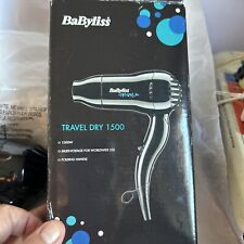 Novo secador de cabelo Babyliss Travel 1500 (Reino Unido). Kit de conversão dos EUA - necessário dos EUA! A+ comprar usado  Enviando para Brazil