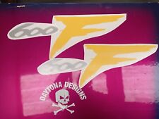 CBR 600F SILVER & YELLOW SEAT UNIT TAIL PIECE DECALS STICKERS GRAPHICS  for sale  Shipping to South Africa