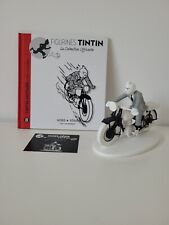 Figurine TINTIN noir et blanc N°8 motard   Hergé moulinsart No Leblon St Emett  d'occasion  Sévrier