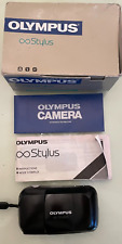 OLYMPUS STYLUS 35MM ULTRA COMPACTO FOCO AUTOMÁTICO E FLASH NA CAIXA COM INSTRUÇÕES comprar usado  Enviando para Brazil