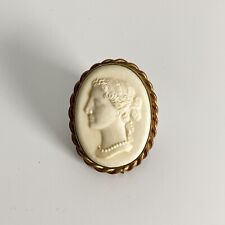 Antique victorian Classical Cameo Brooch of a lady portrait for sale  Shipping to South Africa