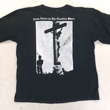Camiseta vintage anos 90 Nazareno Empalado Cristo é a Prostituta Crucificada Média? Grande? comprar usado  Enviando para Brazil