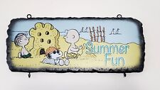 Bradford Exchange Peanuts Characters “Summer Fun”  Wall Decor Limited Edition  for sale  Shipping to South Africa