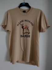 Vintage bambi shirt for sale  WARRINGTON