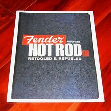 Folheto de amplificadores Fender HOT ROD III 2010 catálogo Deville Deluxe Junior 410, usado comprar usado  Enviando para Brazil