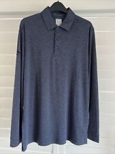 Callaway Golf Men’s Long Sleeve Polyester Polo Shirt Size Large Barely Worn, used for sale  Shipping to South Africa