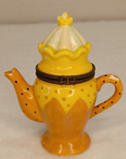 Teapot yellow white for sale  Oklahoma City