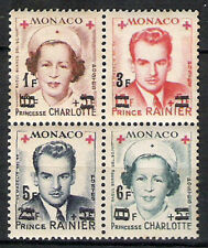 MONACO #11 1951 sobreimpressão em conjunto cruz vermelha 1949 muito bom estado, sem marca de charneira HCV €90 comprar usado  Enviando para Brazil