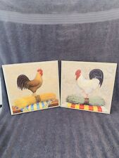 Set wooden rooster for sale  Niceville