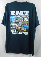 Camiseta gráfica azul EMT The Toughest Job You'll Ever Love tamanho adulto 2XL por 212 comprar usado  Enviando para Brazil