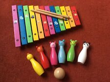 Wooden toys xylophone for sale  WELLINGBOROUGH