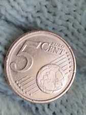 Moneta da 5 Cent 2002 F Germania (DOPPIO BORDO), usato usato  Castellaneta