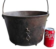 Antique A9 Cast Iron 3 Leg Kettle Cauldron Gate Mark Fireplace Bean Pot 11.75" for sale  Shipping to South Africa