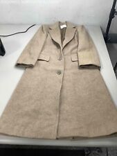 Used, Women's Vintage Calvin Klein Beige Wool Overcoat Size 6 for sale  Rockford