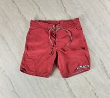 Used, Birdwell Beach Britches Men's Size 33 Red Nylon Board Shorts Trunks USA Made for sale  Shipping to South Africa