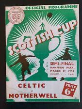 Celtic motherwell scottish for sale  EDINBURGH